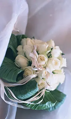 新娘捧花幸福唯美手机壁纸 768x1280