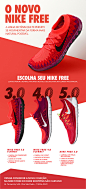 Nike Free Flyknit E-mail Marketing : Design an email marketing for new Nike Free Flyknit Collection.