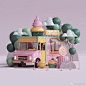 设计君每日欣赏超话#c4d##灵感的诞生#
可爱！小时候总想给自己搭个小房子，现在可以用C4D实现了！

by peter tarka ​​​​