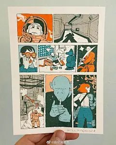 诡异神秘的另类画风，
.
充满紧张气氛的人设。
.
人物插画设计师
.
Wren McDonald ​​​​