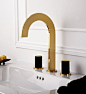 goldtone faucet- want. www.porcelanosa.com.: 