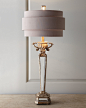 Mirrored Table Lamp