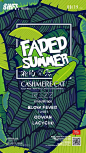 fade summer shft 飞的夏天 音乐节 海报