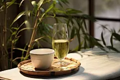 酒精玻璃容器酒杯清酒白酒图片摄影图