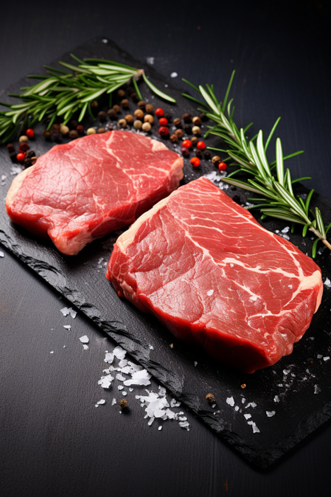 新鲜肉类生鲜摄影图