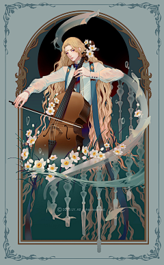 无里采集到插画一见钟情