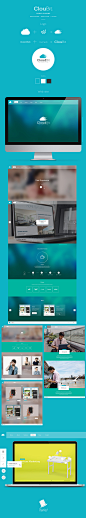 CloudBit by 罐头 - UEhtml设计师交流平台 网页设计 界面设计