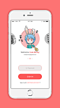 登录引导页界面UI设计Sign in Screens