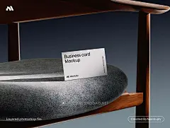 6款高级商务个人名片卡片会员卡品牌VI设计展示效果图PS贴图样机模板 Premium Business Card Mockuply Pro 002插图2