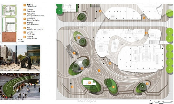 景观平面图#景观总图#site plan...