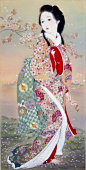 Lady in kimono