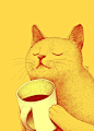 Coffee, even cats love it!: 