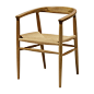 星威（starway）实木椅子 北欧餐椅 纯实木WD-905 原木色