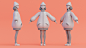 3D 3d modeling animation  Character
