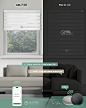 Amazon.com: Yoolax Motorized Zebra Blinds Compatible with Alexa, Light Filtering Day and Night Dual Layer Sheer Blinds Custom Size, Privacy Light Control Horizontal Window Blind for Home(90% V-Haze Narrow White) : Home & Kitchen