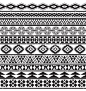 Tribal striped seamless pattern vector 1357848 - by Vodoleyka on VectorStock®: 