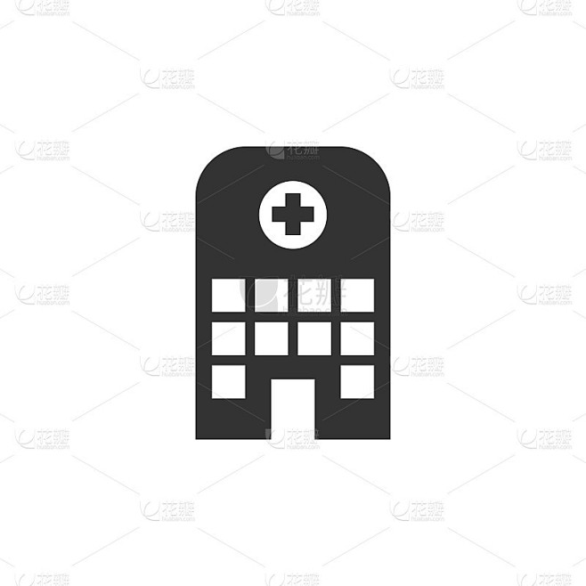医院图标设计模板矢量隔离