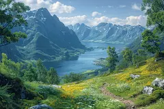 壮阔的自然风景摄影素材壁纸