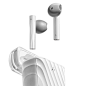 HAKII ICE Low Latency Wireless Earbuds for Android & iPhone, White