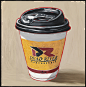 【美国Susan Jane Belton画的咖啡杯】—— 有情调，有趣味，简单的构图，不简单的想法！
