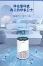 奥克斯空气净化器家用除甲醛除菌小型卧室内负离子雾霾粉尘净化机-tmall.com天猫