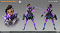 Sombra Character concept for Overwatch