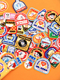This contains: Cartoon Graphic Print Sticker 46pcs - Office & School Supplies