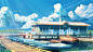 Old house night set, Arseniy Chebynkin : Night background for "Love, Money, Rock’n’Roll" visual novel game, where I work as main background artist! 

We started campaign on indiegogo https://www.indiegogo.com/projects/love-money-rock-n-roll-anim