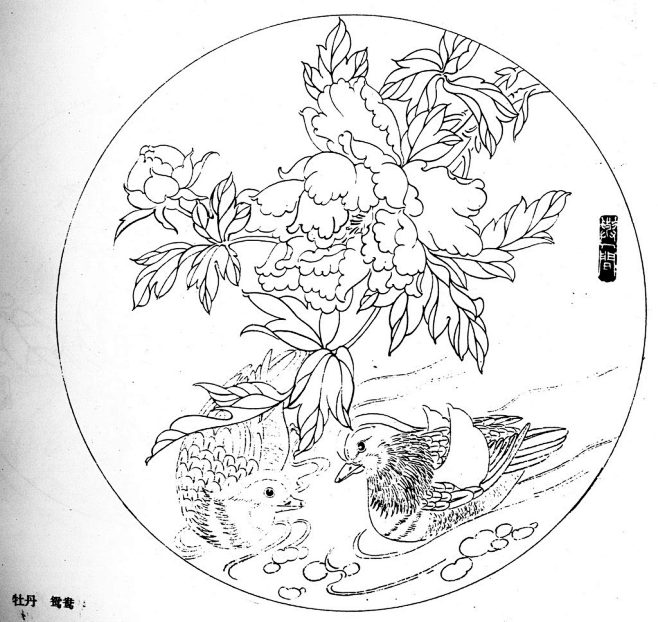 白描构图