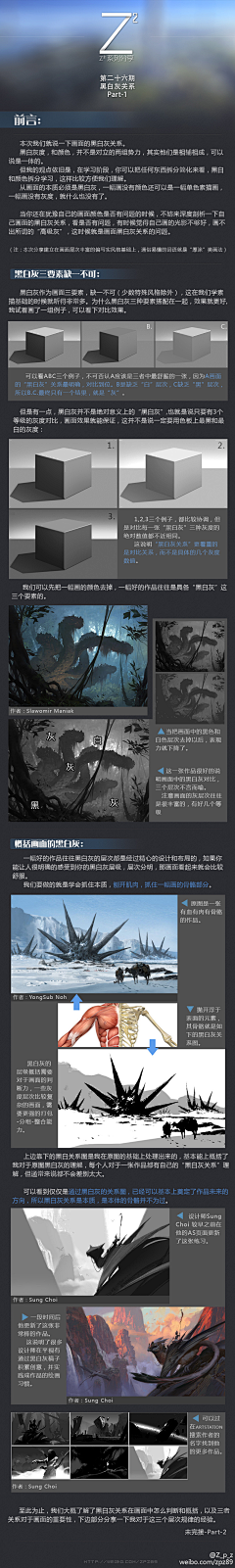 画画的文西采集到教程