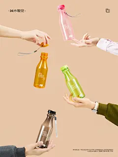 运动水壶产品创意摄影丨简木视觉 透明杯子水杯 拍摄摄影设计