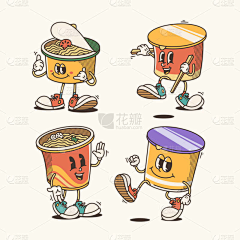 花瓣素材-插画素材采集到卡通-素材