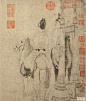 李公麟(1049-1106)北宋著名画家。字伯时，号龙眠居士。汉族，舒州(今安徽桐城)人。神宗熙宁三年进士，历泗州录事参军，以陆佃荐，为中书门下后省删定官、御史检法。好古博学，长于诗，精鉴别古器物。尤以画著名，凡人物、释道、鞍马、山水、花鸟，无所不精，时推为宋画中第一人。李公麟因风痹致仕，归居龙眠山庄(位于桐城龙眠山，山北为庐州舒城县，李公麟舒州桐城人)，自作《山庄图》，为世所宝。传世作品有《五马图》等。