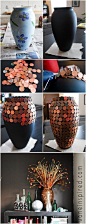 Lucky Penny Vase - pretty cool - just repaint ... | Dream home... Liv…