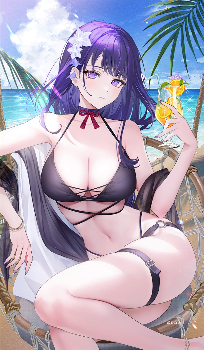 [插画搬运] 海边度假的阿影 178