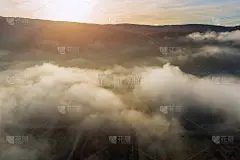 秋日自然山水，晨雾奇景