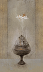寻宝阁系列1_猫小叶__插画师作品_涂鸦王国gracg.com