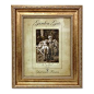 Lawrence Frames - Burnished Sorrento Carved Picture Frame, Gold, 8