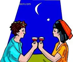 喝酒的男女人物插画AI|绘画设计|角色|卡通人物|卡通人物图片|漫画人物|人物插画|人物素材|人物图片|矢量人物|矢量图|手绘人物|水彩