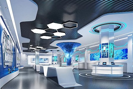 现代 科技展厅3D模型