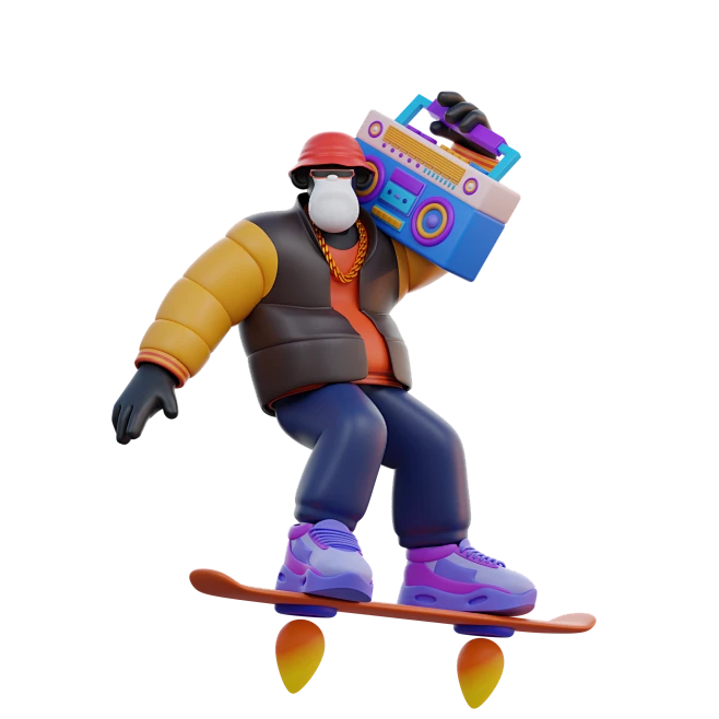 3 - Johnny Riding Hoverboard-花瓣网