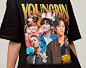 SF9 Youngbin Retro Bootleg T-shirt - Kpop Merch - Kpop Gift for her or him - Kpop Shirt - SF9 Retro Style Tee