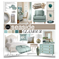Seaside Glamour With Could I Have That? 2 by jpetersen on Polyvore featuring interior, interiors, interior design, home, home decor, interior decorating, Burke Decor, Redford House, Serena & Lily and Mirror Image Home