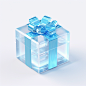 yanbinfeng_gift_icon_isometric_icon_blue_frosted_glass_white_ac_34fd21b5-c9b3-470f-9c64-d739d02751ac