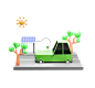 Solar Energy  3D Icon