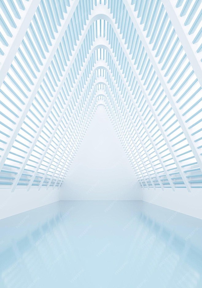照片3D渲染展览背景