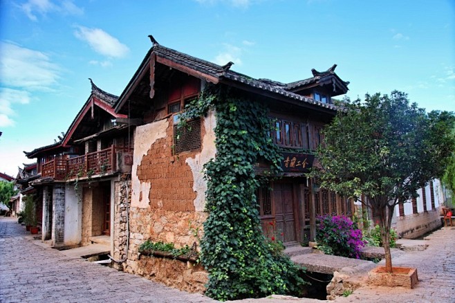 云南丽江古城风景图片
