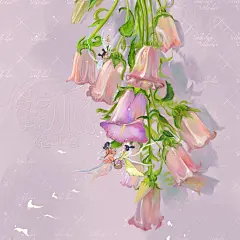 声声铃音_南瓜不吃花生酱__插画师作品_涂鸦王国gracg.com

“铃兰花蜜好香啊”
“今天天气好，我们多采一点花蜜吧”

“哼，让我看看是谁惊扰了本妖休息”