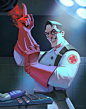 Let's Practice...Medicine!, Brian Lawver : Let's...practice...Medicine..." Hope your next doctor appointment goes better than this one! 
Had a lot of fond memories playing Team Fortress 2. 
The medic was my favorite class. 
If anyone on here worked o