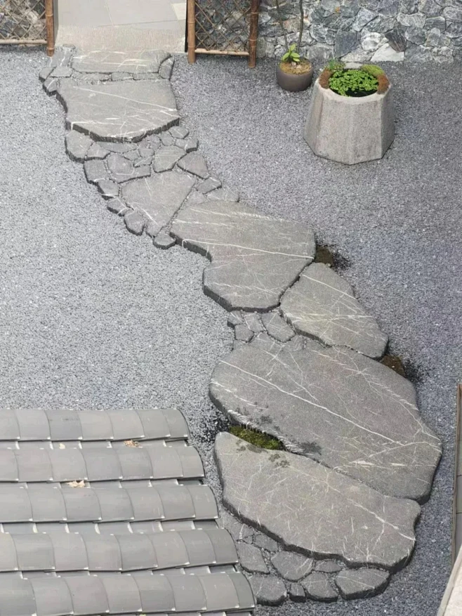 【今日分享】庭院汀步石 - 小红书图片_石墙、台阶、汀步图片素材-花瓣网